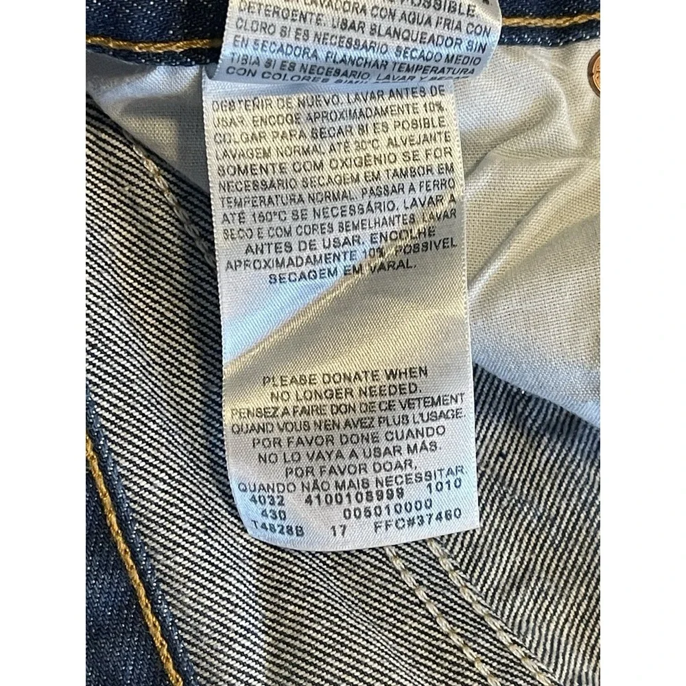 Levi's 501 Y2K Straight Leg Button Fly Jeans Mens 36x38. Fit 34x34